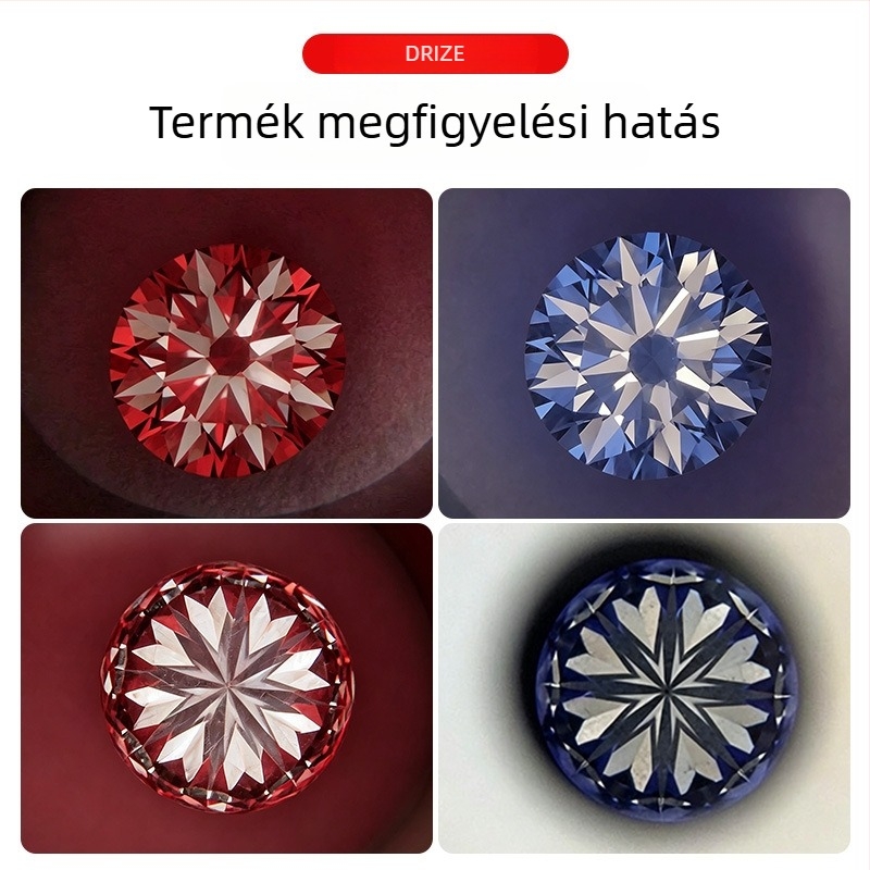 Nyolc szív–nyolc nyíl gyémántvágó szemlélő, 10x nagyítás, HD mikroszkóp a gyémántazonosításhoz