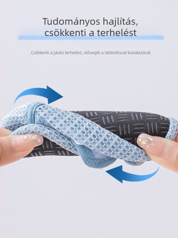 Babák belső használatra tervezett nyári zokni, vékony hálószövésű, légáteresztő, csúszásmentes, járáshoz