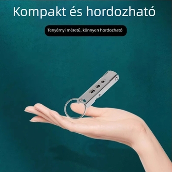 Többfunkciós SIM-kártya kihúzó tű, hordozható kulcstartó