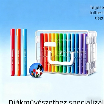 Gyerekeknek szóló puha heggyel rendelkező akrilfilc, mosható, fedő színű és rétegezhető, akvarell tollak a rajzoláshoz