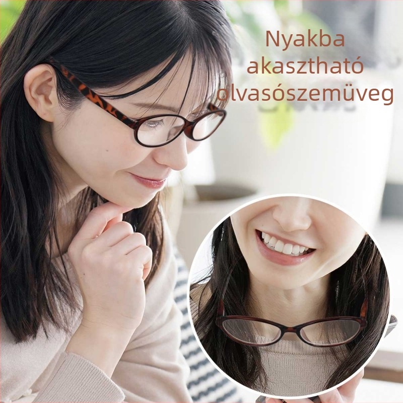 Mágneses ultrakönnyű olvasószemüveg kékfény elleni védelemmel, nagy felbontású