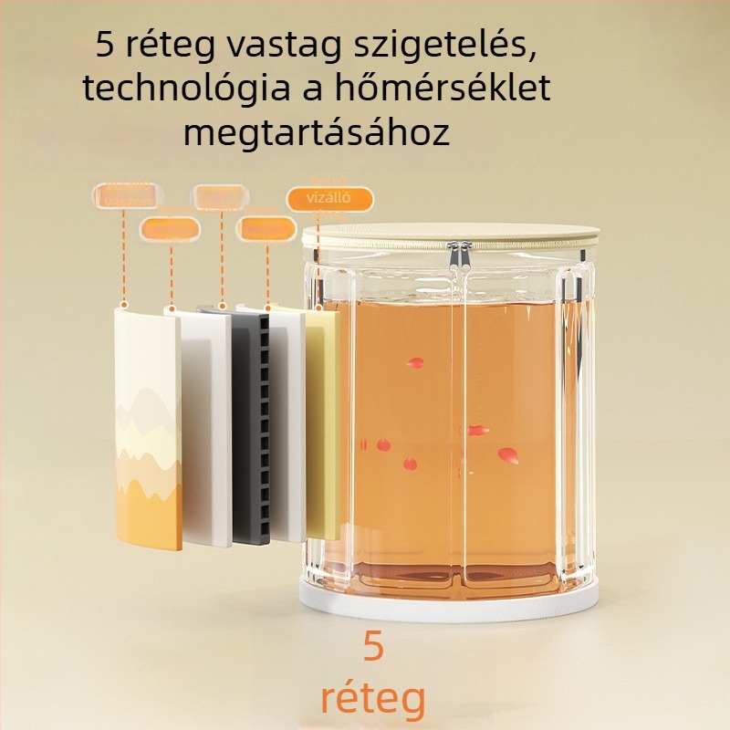Otthoni összecsukható lábfürdő kád, hordozható és helytakarékos, megnövelt és megvastagodott kialakítás, kézi hordozó táska