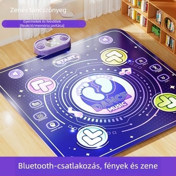 Bluetooth zenés tánc matrac LED‑világítással gyerekeknek – beltéri edzés és oktató játék