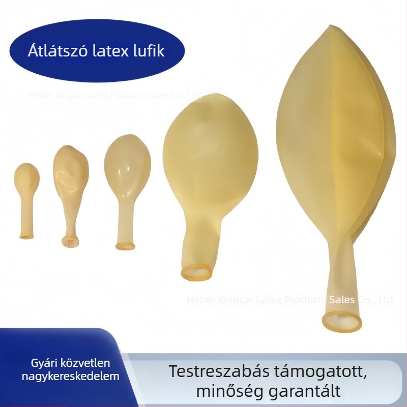 Átlátszó latex ballonok 5, 10, 12, 18 és 36 hüvelyk méretben születésnapi, buli, bár, KTV és esküvő dekorációkhoz