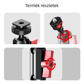 ZS54560-E91/4 ARRI pozicionáló hideg cipő, 17 mm univerzális gömbfej GoPro-kamerákhoz