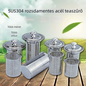 304 rozsdamentes acél teafilter teáskannához, infúzó, klasszikus modell