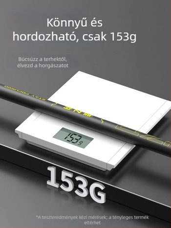 Könnyű karbonból készült teleszkópos horgászbot-tartó nagyhalakhoz, ultra könnyű és stabil