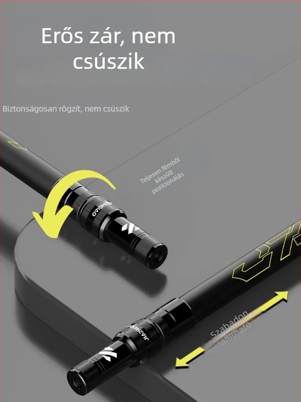 Könnyű karbonból készült teleszkópos horgászbot-tartó nagyhalakhoz, ultra könnyű és stabil