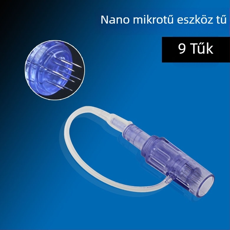 Elektromos mikrotűs eszköz nano 3D5D tűkkel és vízinfúzióval — cserélhető fogyóeszközök