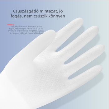 Vastag PVC konyhai és éttermi kesztyűk, csúszásmentes, vízálló, mosogatásra és tisztításra.