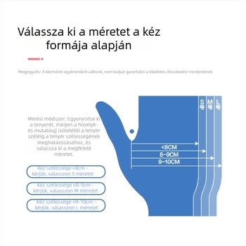 Vastag PVC konyhai és éttermi kesztyűk, csúszásmentes, vízálló, mosogatásra és tisztításra.