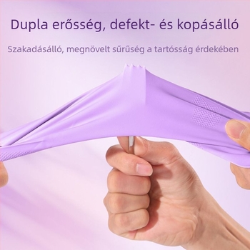 Háztartási nitril kesztyűk, élelmiszerbiztonságú, korrózióálló, megvastagított, kopásálló, vízálló, zöldségek mosására, ruhák mosására és tisztításra
