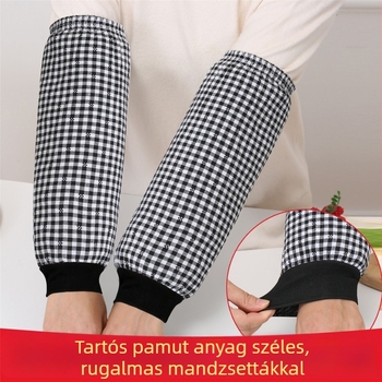 Hosszú pamut karvédő, uniszex, olajálló, konyhai takarításhoz, ősz-tél