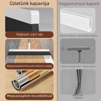 Vizes tisztító mop és fürdőszobai kaparó, mágikus szivacs a padló és WC tisztításához