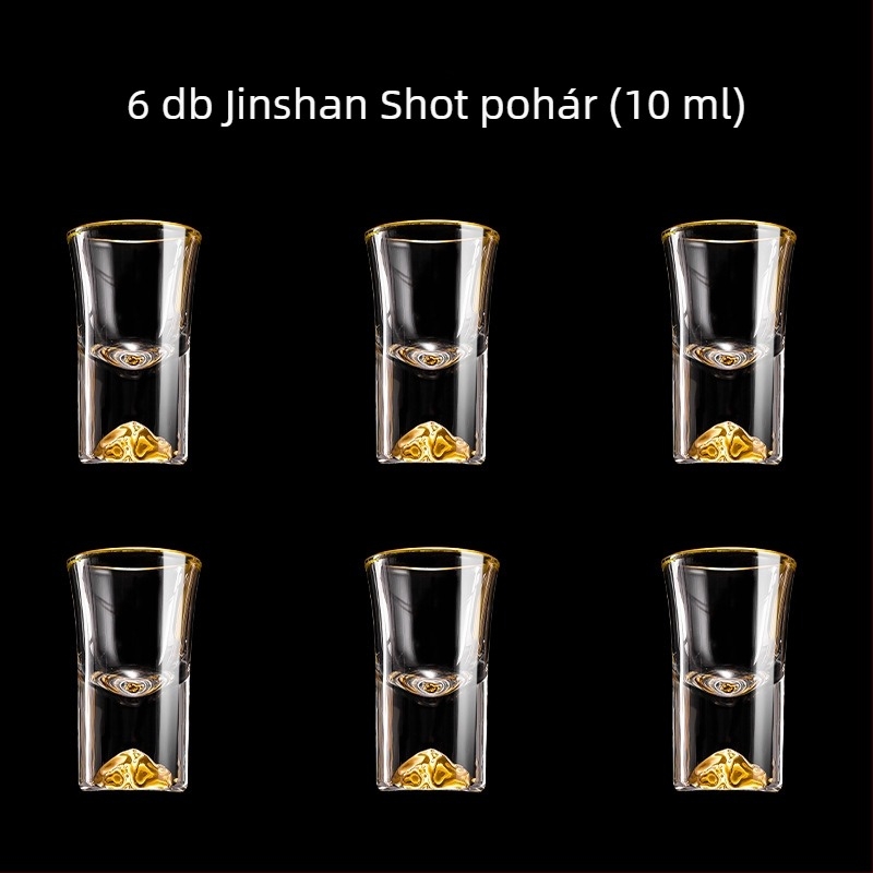 Kristályos szeszes ital pohárkészlet mérőskálával, kézzel készült, 1000 ml feletti kapacitás, kínai stílus tizenkét állat motívummal, otthoni használatra