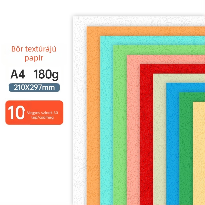 180 g/m² A4 texturált papír kötéshez – borítók tender- és szerződéses dokumentumokhoz