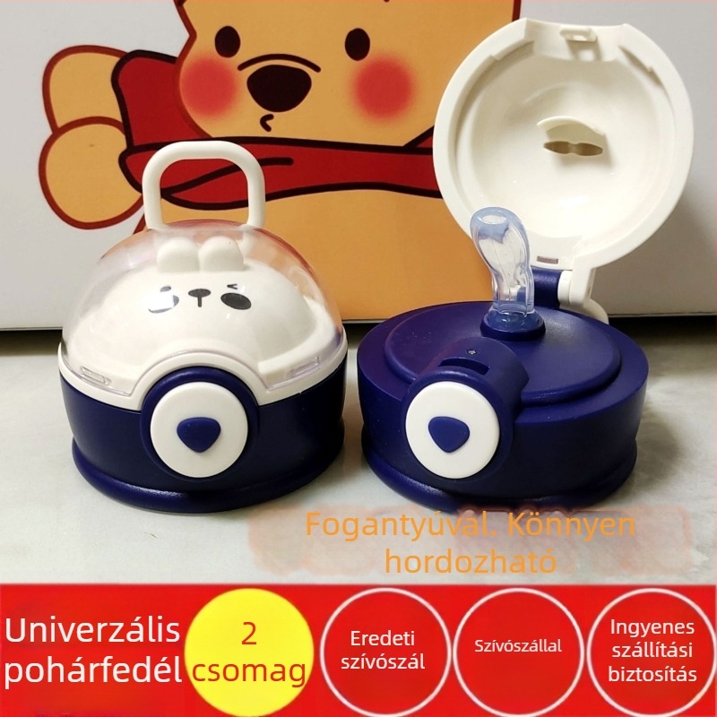 Small Tea Diary Hug Planet Gyerekeknek tervezett termosz pohár eredeti szívófej-fedéllel, univerzális, ütésálló és szivárgásmentes.