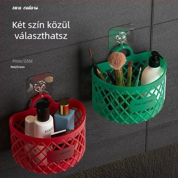 Akasztós tároló kosár – többfunkciós tároló kosár konyhába, fürdőszobába és kollégiumba