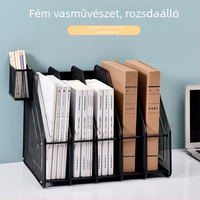 Öt szintes asztali fémdokumentumtároló