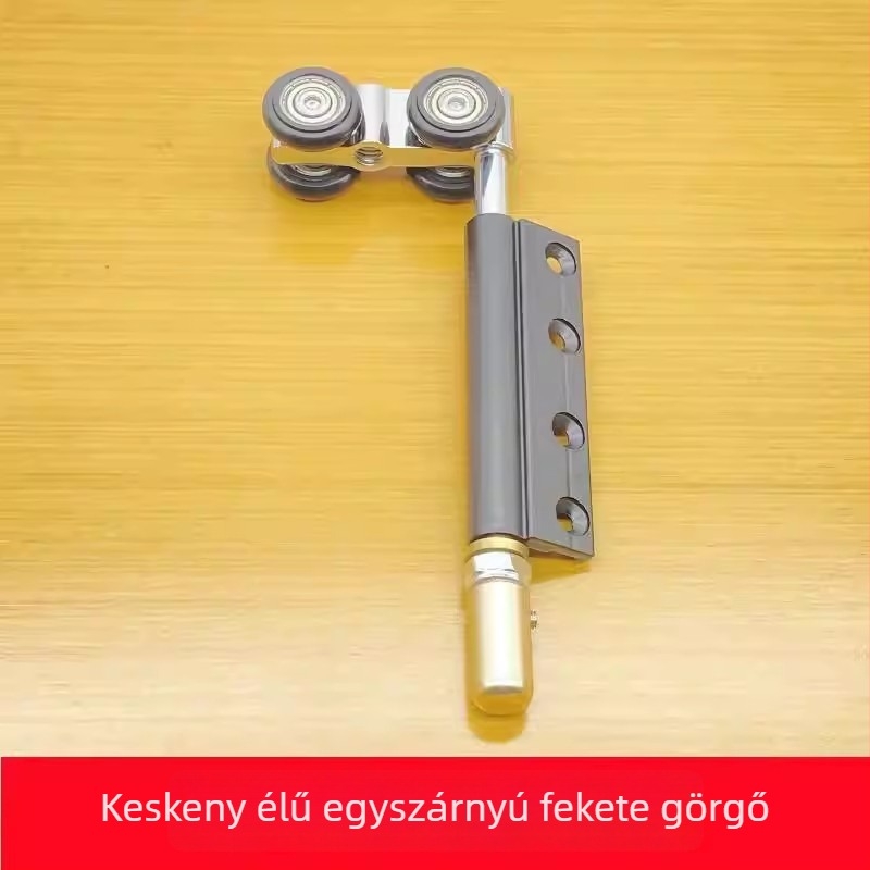 Alumíniumötvözetből készített összecsukható üvegajtó görgők – csúszóajtóhoz, egy- vagy kétszárnyú, keskeny élű csuklógörgő