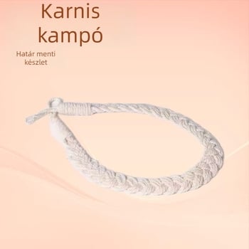 Pamutból készült függönykötél - minimalista dizájn