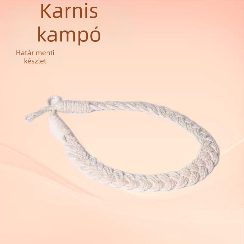Pamutból készült függönykötél - minimalista dizájn