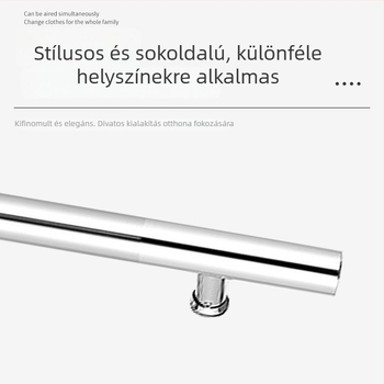 Rozsdamentes acélból készült üvegajtó fogantyú, egyoldali felszerelés, nagy kilincs üveg-, fa- és alumíniumajtókhoz