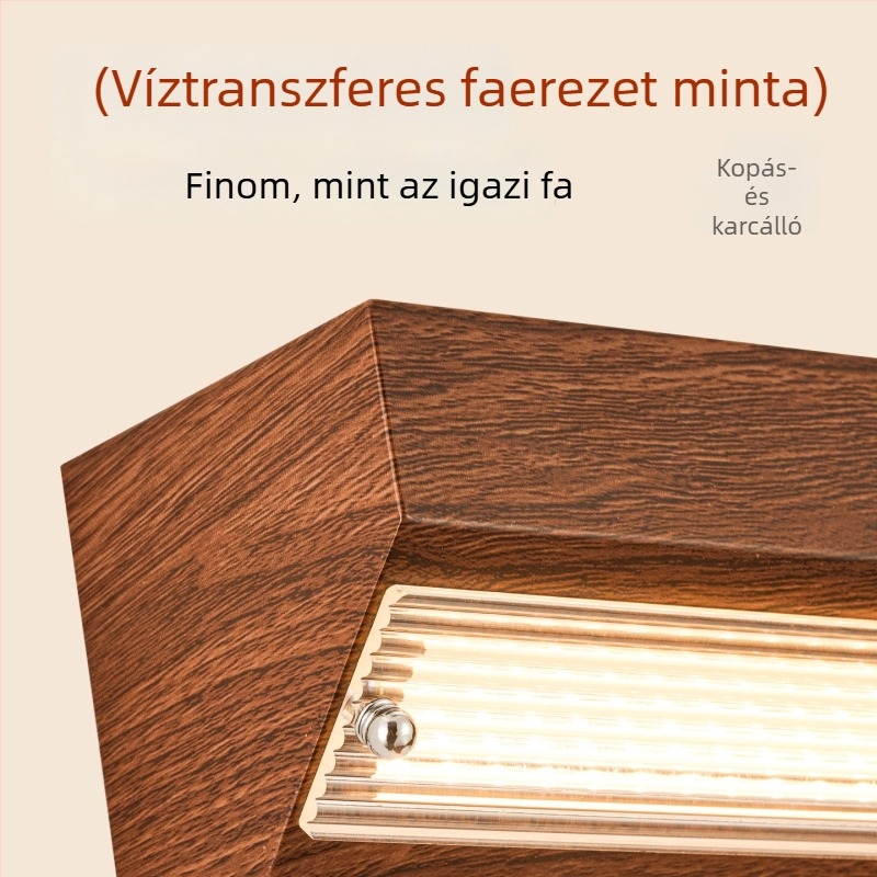 Középkori stílusú fali lámpa tárolópolccal, szemkímélő hangulatvilágítás hálószobához, francia retro stílus, új modell 736L