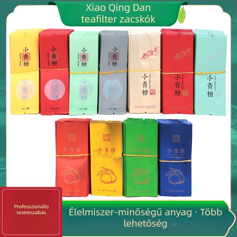 Pu'er tea mandarin narancshéjjal, átlátszó ablakos csomagolás, egyadagos csomagolás, alumínium buborék tasak, 15 g