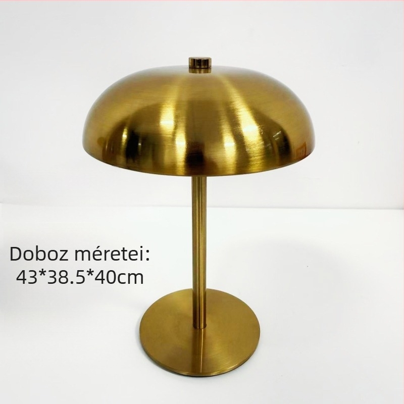 Gomba alakú asztali lámpa USB töltéssel, modern, minimalist design, éjszakai fény a hálószobához vagy a hotelhez, bár dekorációs lámpa