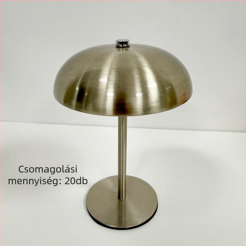 Gomba alakú asztali lámpa USB töltéssel, modern, minimalist design, éjszakai fény a hálószobához vagy a hotelhez, bár dekorációs lámpa