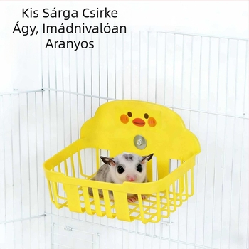 Többféle formájú aranyos platforma-nyugvó állomás játék, ketrec dekorációhoz