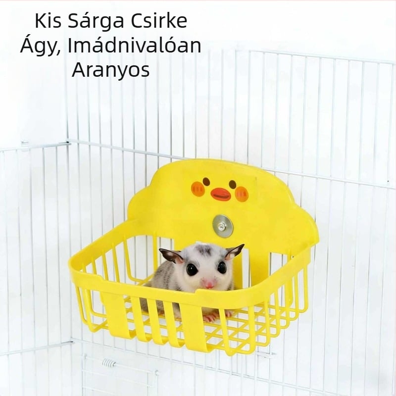 Többféle formájú aranyos platforma-nyugvó állomás játék, ketrec dekorációhoz