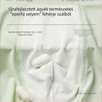 Férfi Lenzing Modal boxer briefek — lélegzőek, antibakteriálisak, gyorsan száradók, Mulberry Silk belső réteggel a szeméremtájékon, egész éves kényelem
