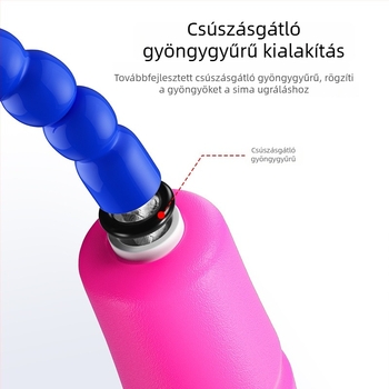 Bambusz gyöngyös ugrókötél kezdőknek, felnőttek és gyerekek számára, 2,8 m