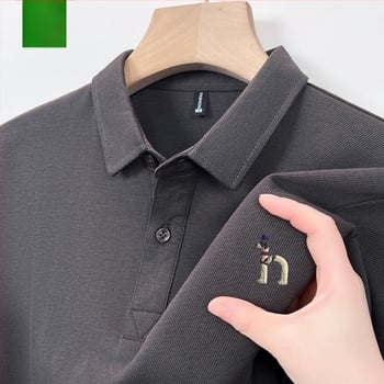 Hazzyx Férfiaknak készült 100%-os pamut rövid ujjú galléros polo, egyszínű, kiváló minőség