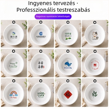 Törhetetlen műanyag mosóedények otthoni használatra — nagy, vastag falú mosóedény, három méretű készlet: nagy, közepes, kicsi; egymásra rakható, helytakarékos; ideális mosáshoz, gyümölcs- és zöldségtisztításhoz és fürdőszobai tároláshoz