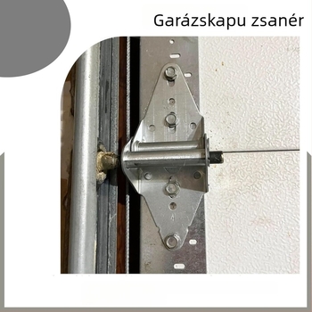 Univerzális garázsajtó zsanér és tengelytartó