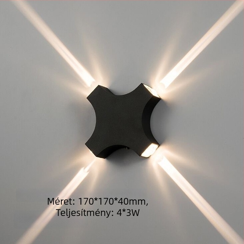 LED falikar keresztezett csillagfénnyel, kültéri vízálló, szállodák és klubok számára, külső fal és KTV háttérvilágítás, kreatív fényformázás