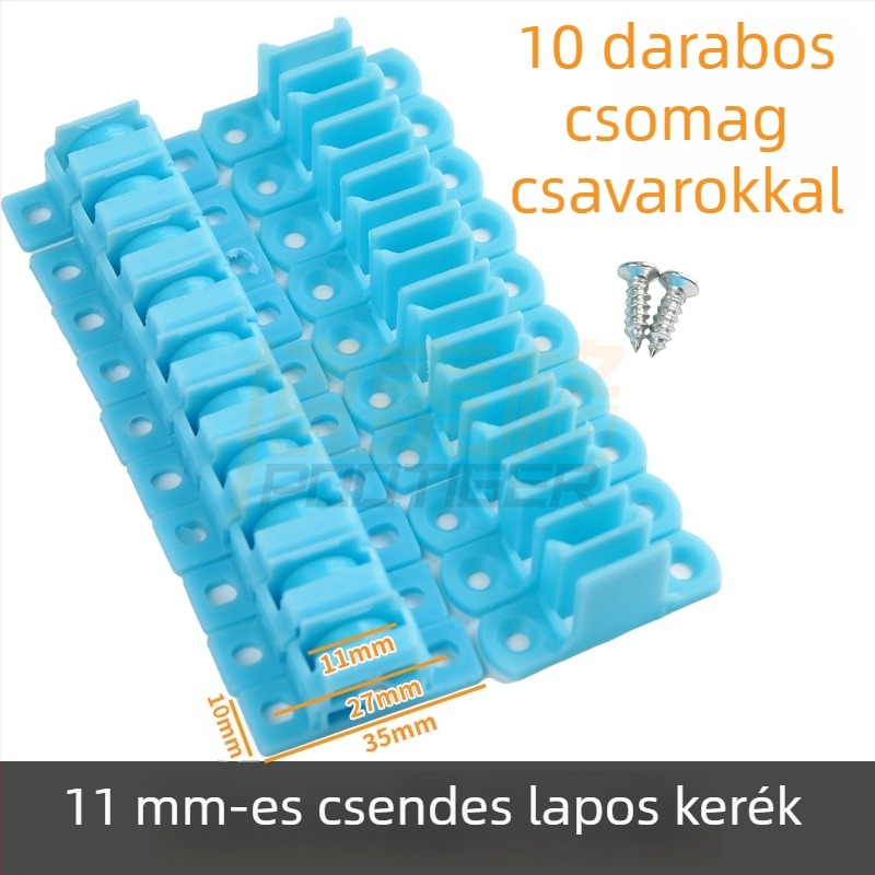 11 mm univerzális kerék csúszó ablakhoz gyémántszövetes hálóval, csúszó ablak görgő, fém csendes görgő, hardver kiegészítők
