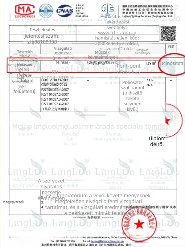 Férfi anti-sztatikus munkaruha póló, nyárra
