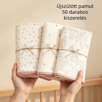 A osztályú pamut csecsemő swaddle takaró minden évszakra, újszülötteknek, anti-startle, kórházi szobára