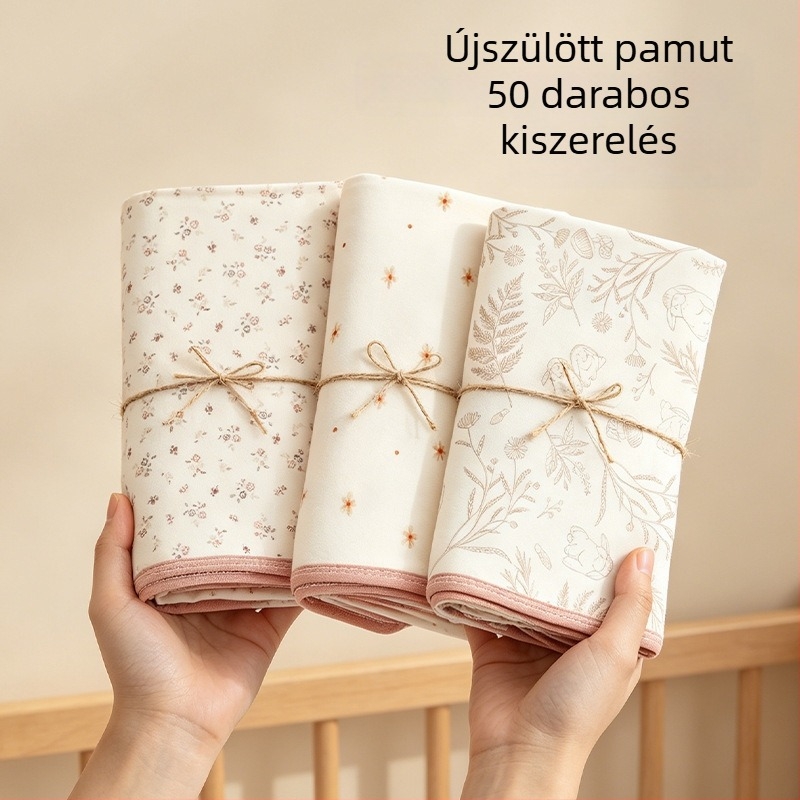 A osztályú pamut csecsemő swaddle takaró minden évszakra, újszülötteknek, anti-startle, kórházi szobára