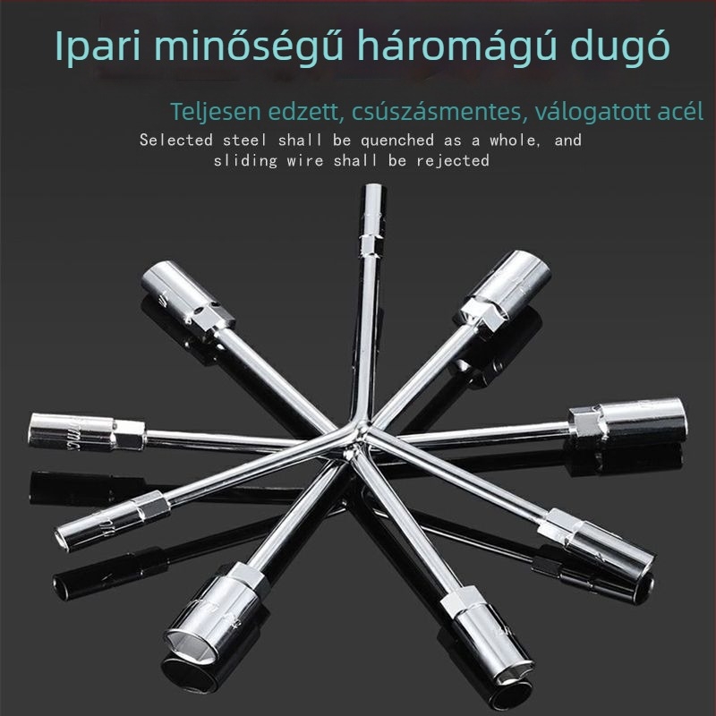 Y alakú háromágú csatlakozókulcs külső hatszög