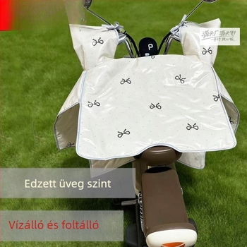 Napsütés elleni védelem és széltől védő univerzális szélvédő takaró elektromos járművekhez, nyári vékony laminált film