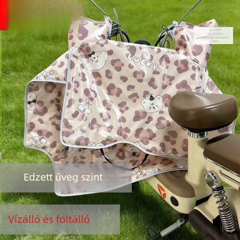 Napsütés elleni védelem és széltől védő univerzális szélvédő takaró elektromos járművekhez, nyári vékony laminált film