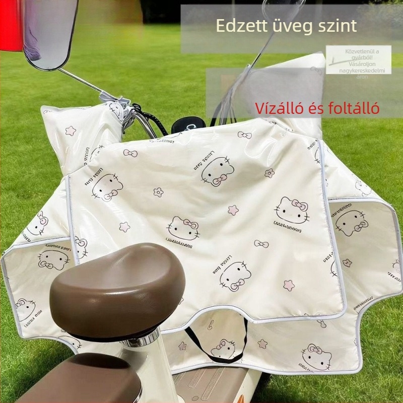 Napsütés elleni védelem és széltől védő univerzális szélvédő takaró elektromos járművekhez, nyári vékony laminált film