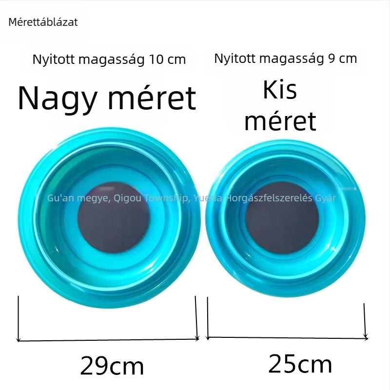 Összecsukható csalihordó mágneses vasból és szilikonból, a csalihok keveréséhez – horgászfelszerelés