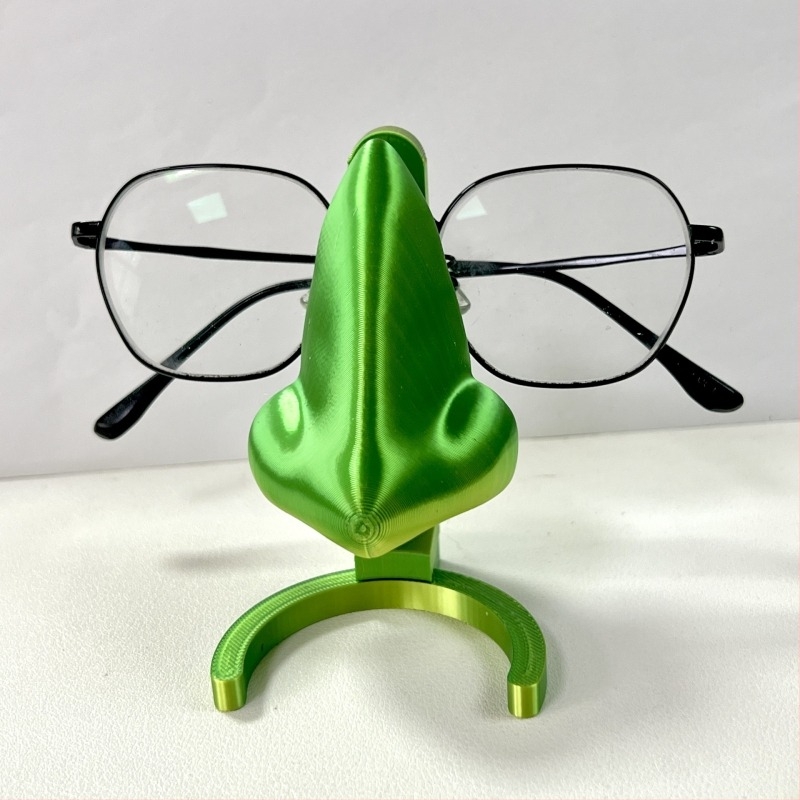 3D-nyomtatott szemüvegtartó orr-formájú – kreatív asztali dekoráció