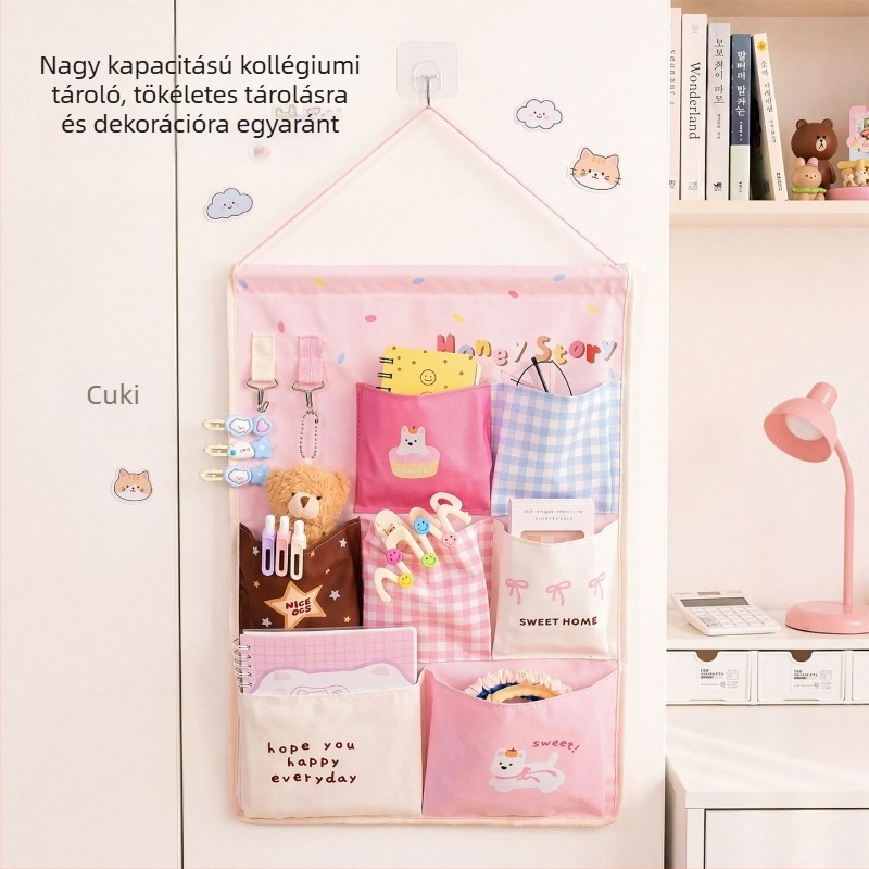 Többszintes akasztós tárolótáska, nagy kapacitású, többfunkciós rendező